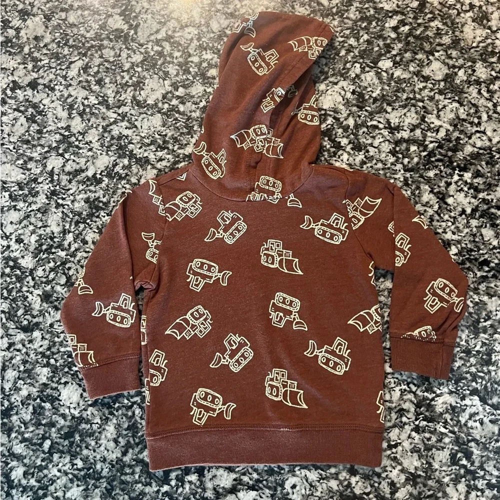 Carter's Size 24M Construction Hoodie Toddler (0828)